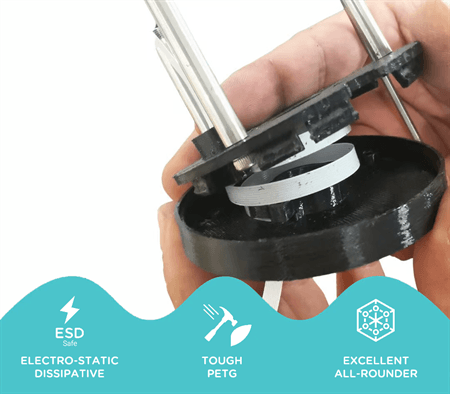 Polymaker PolyMax PETG-ESD Black 500g (Static Dissipative) (1.75mm) - Rising Sun FPV