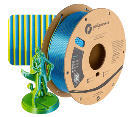 Polymaker PolyLite Dual Silk PLA 1kg 1.75mm Filament - Rising Sun FPV
