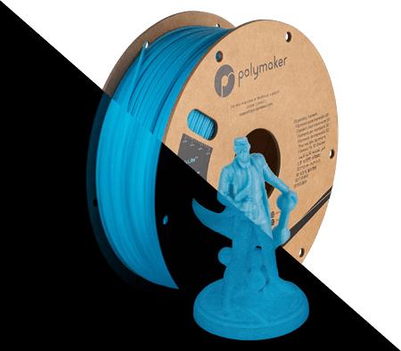 Polymaker PolyLite Luminous PLA 1kg 1.75mm Filament (Glow) - Rising Sun FPV