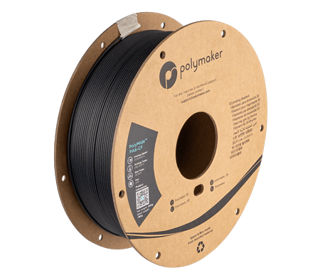 Polymaker PolyMide PA6-CF Nylon Carbon Fiber Black 1.75mm 500g (AKA Fiberon PA6-CF20) - Rising Sun FPV