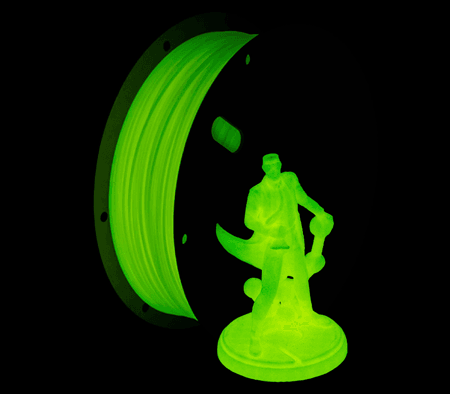 Polymaker PolyLite Luminous PLA 1kg 1.75mm Filament (Glow) - Rising Sun FPV
