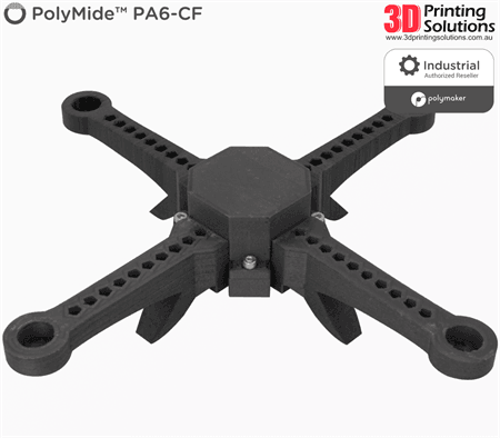 Polymaker PolyMide PA6-CF Nylon Carbon Fiber Black 1.75mm 500g (AKA Fiberon PA6-CF20) - Rising Sun FPV