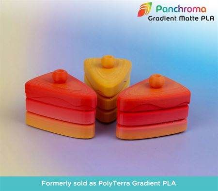 Polymaker Panchroma Matte Gradient / Rainbow PLA 1kg 1.75mm Filament (Aka PolyTerra) - Rising Sun FPV