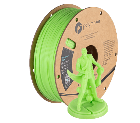 Polymaker PolyLite Luminous PLA 1kg 1.75mm Filament (Glow) - Rising Sun FPV