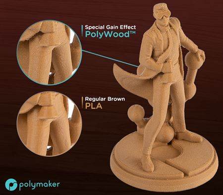 PolyMaker PolyWood PLA 600g - Rising Sun FPV