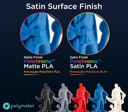 Polymaker Panchroma Satin PLA 1kg 1.75mm Filament - Rising Sun FPV