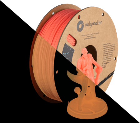 Polymaker PolyLite Luminous PLA 1kg 1.75mm Filament (Glow) - Rising Sun FPV